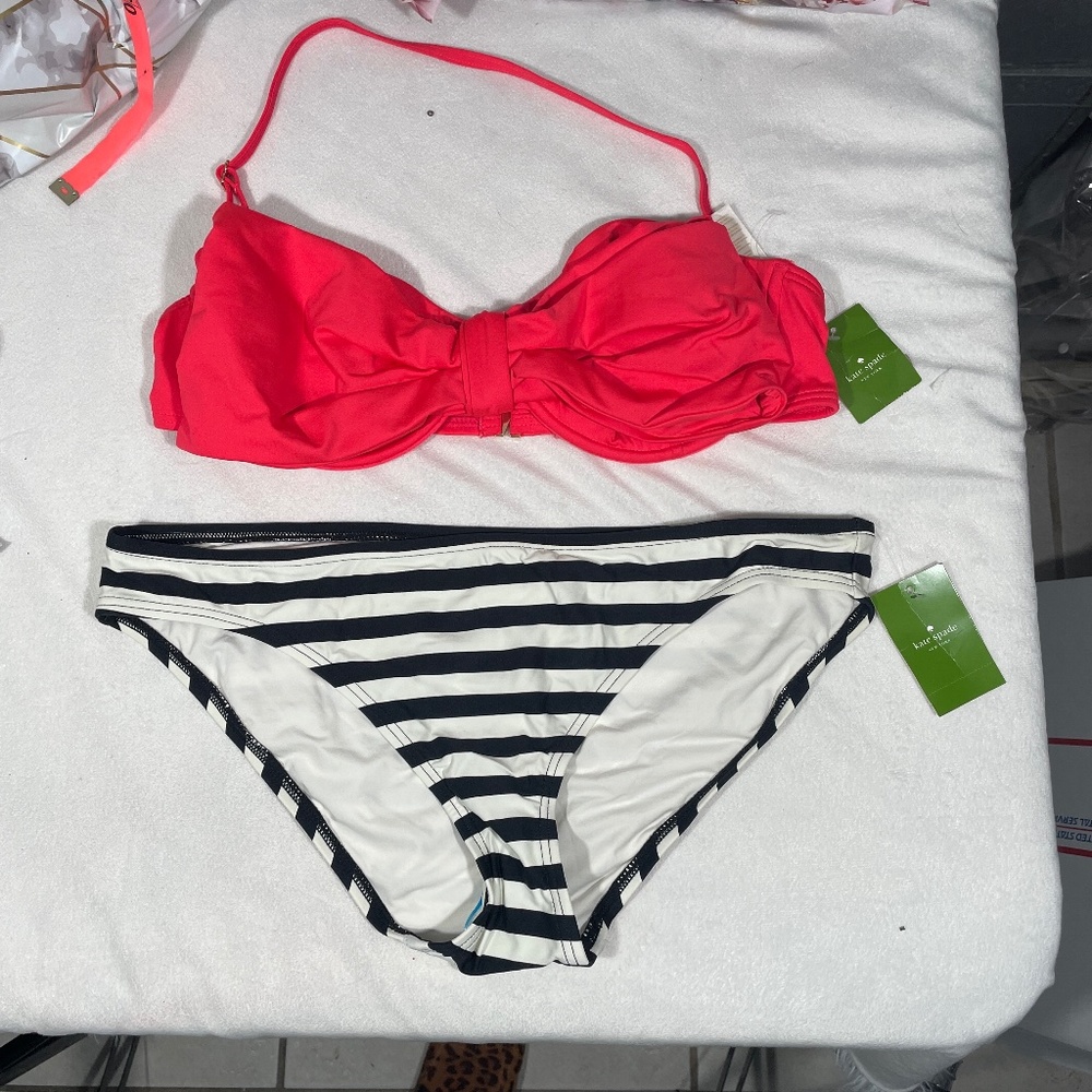 NEW Kate Spade Georgica bottom XL stripes - Picture 4 of 9